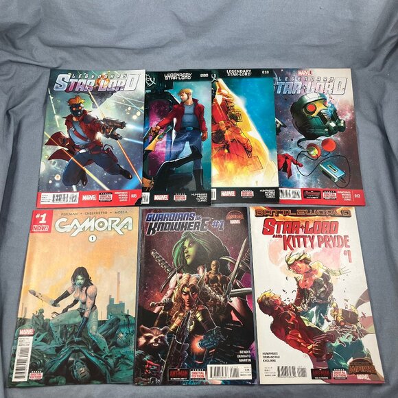 Legendary Star Lord Marvel Comics Guardians of Knowhere Lot of 7 Asst Issues - Picture 1 of 3